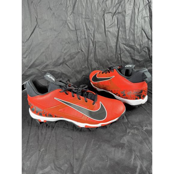 Nike Alpha Huarache Varsity Turf Shoes Men’s Size 12 FQ4536-600 Baseball Red - Picture 1 of 9